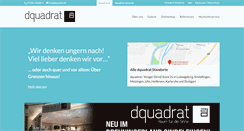 Desktop Screenshot of dquadrat.de